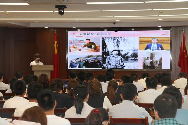泓源公司黨委舉辦“培育泓源精神，勇?lián)鷩?guó)企使命”主題演講比賽(圖4)