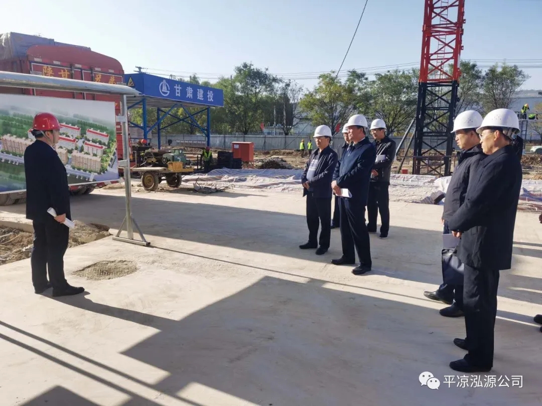 市委辦公室、市政府國資委督查泓源公司工作(圖2)