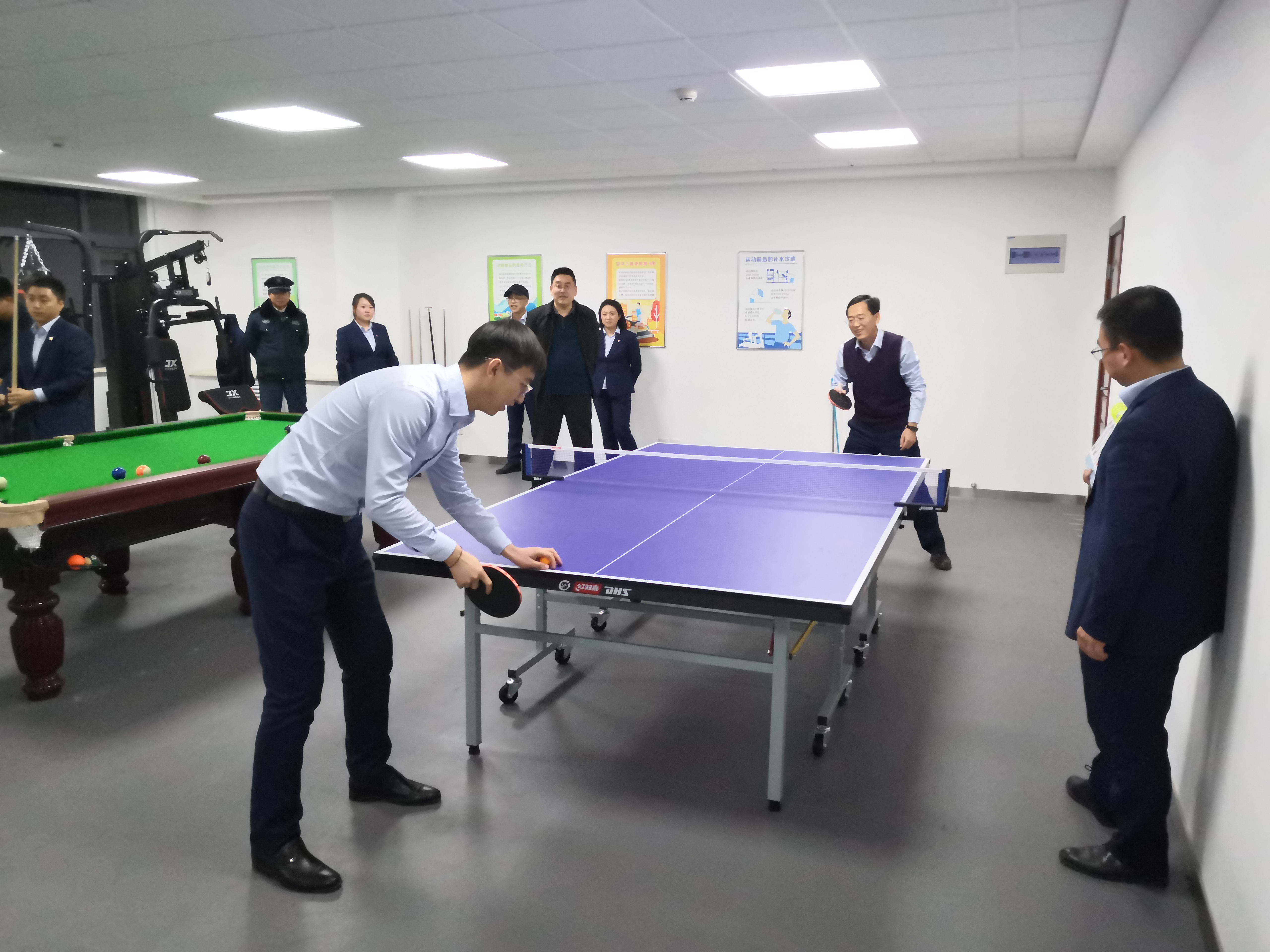 泓源公司舉辦“慶元旦、迎新春”職工乒乓球臺球比賽(圖4)